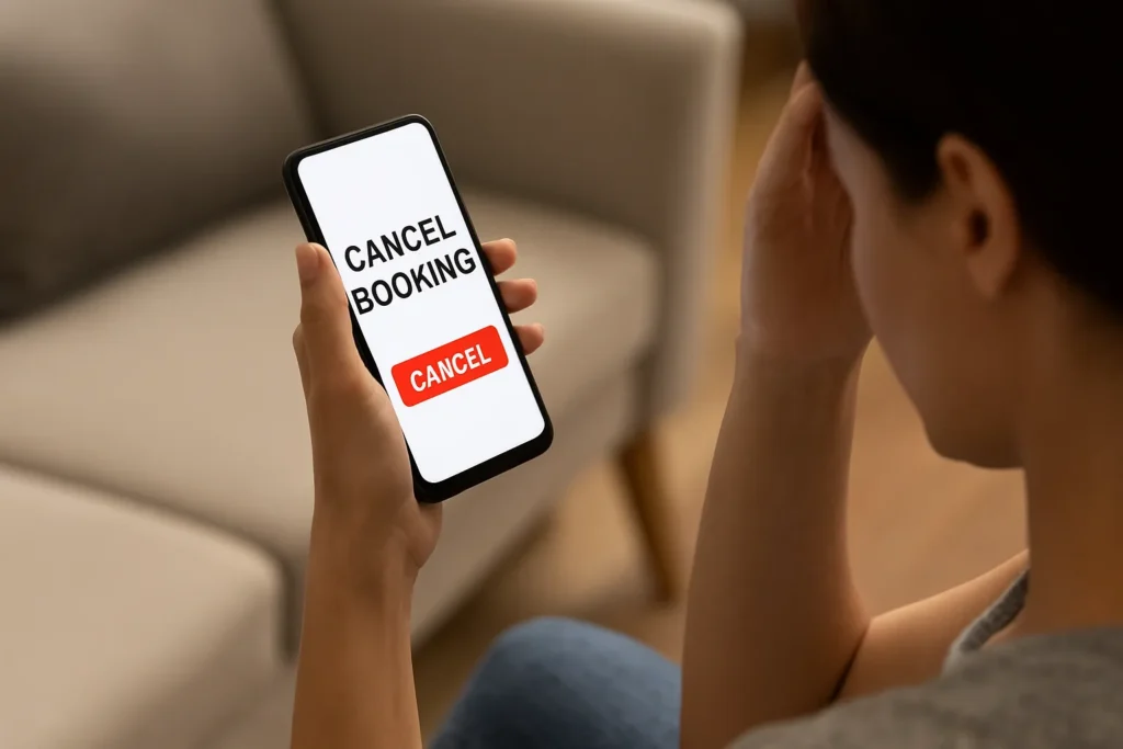 How do I cancel a home massage Dubai booking?